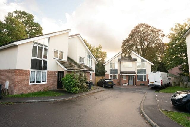 Street facing view of 2 of the Verwood Housing Developments