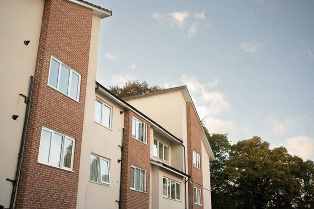 Side View of the Verwood Houses Development
